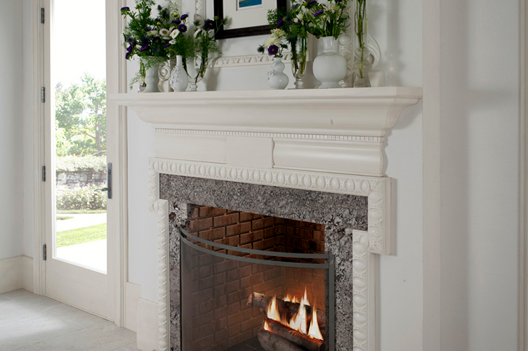 Modern History Fireplace 