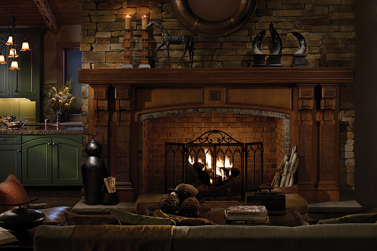 Mountain Retreat Fireplace